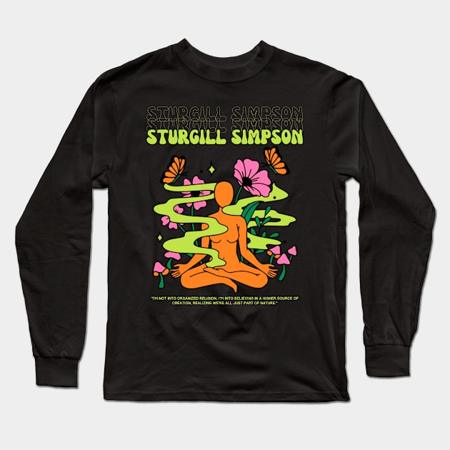 Sturgill Simpson // Yoga Long Sleeve T-Shirt by Mamamiyah